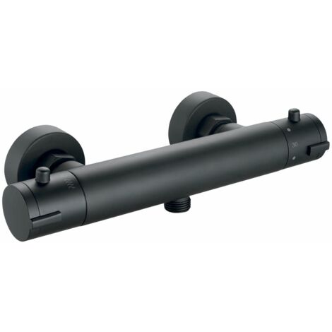 Grifo termostático ducha artic negro (1/4)