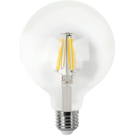 Bombilla LED Filamento Globo G95 Clara E27 4W Cálida Matel (1/3)
