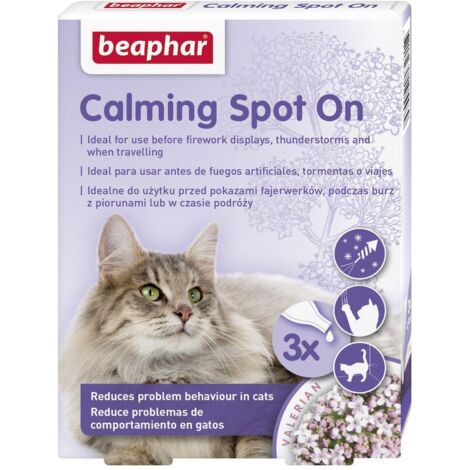 Calming Spot On Pipetas calmantes para gatos Beaphar 3 x 0,4 ml (1/5)
