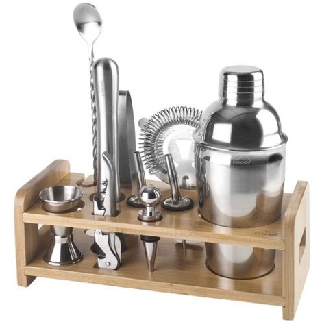 set de coctelería 10 piezas + soporte - 62181 - Lacor - (1/4)