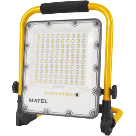 Proyector LED plegable recargable con 4 modos de luz (100W 6400K 1000lm) IP65 26x32x6cm (1/2)