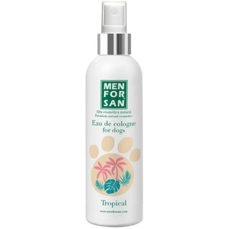 Agua de colonia para perros Tropical 125 ml MENFORSAN (1/2)