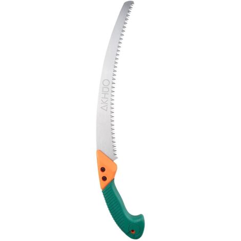 Serrucho podar curvo profesional mango de goma 270mm (1/3)