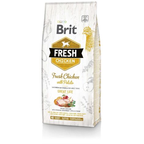 BRIT 8595602530748 ALIMENTO SECO PARA PERROS 2,5 KG POLLO ADULTO (1/3)