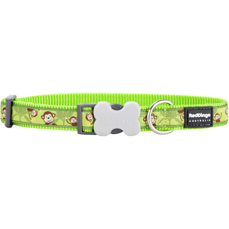 Collar para Perro Red Dingo STYLE MONKEY LIME GREEN 31-47 cm (1/2)