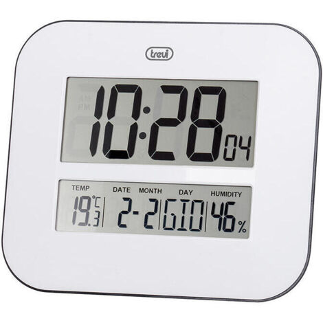 Trevi OM 3520 D Reloj de Pared, Blanco, 25 x 25 x 4 cm (1/3)