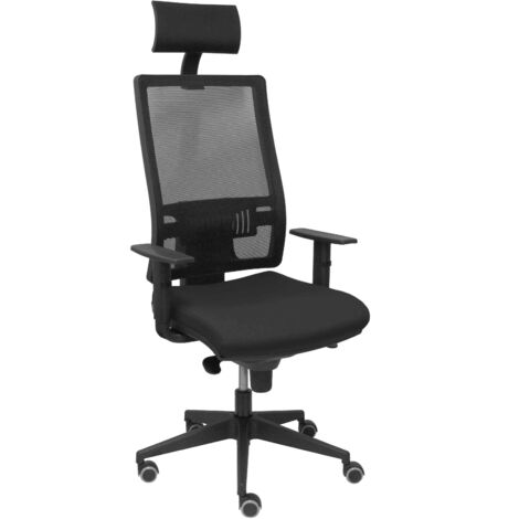 Silla de Oficina con Cabecero Horna bali P&C BALI840 Negro 8436549390968 S5702145 P&C (1/5)