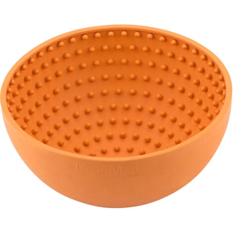 Comedero para Perro Lickimat Wobble Naranja Orange Goma (1/4)