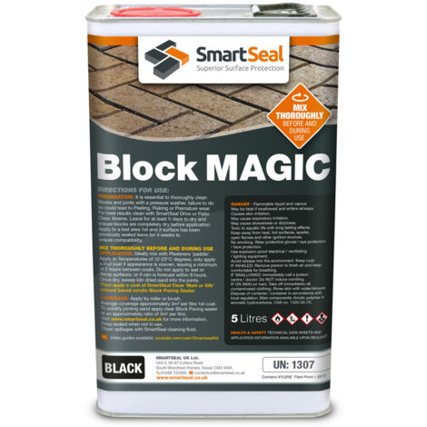 Block Magic - Black - 5 Litre
