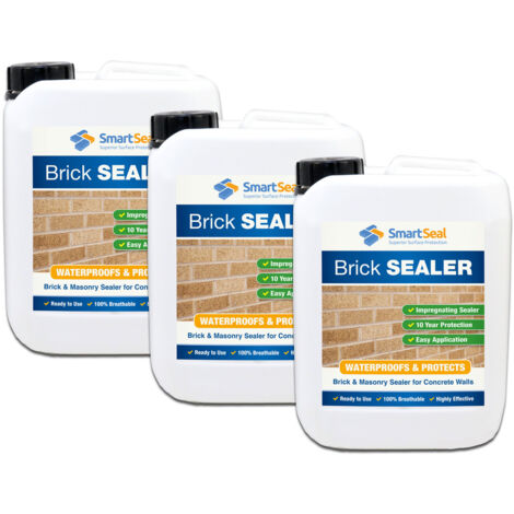 Brick Sealer / Masonry Sealer - Solvent Free - 3x5L