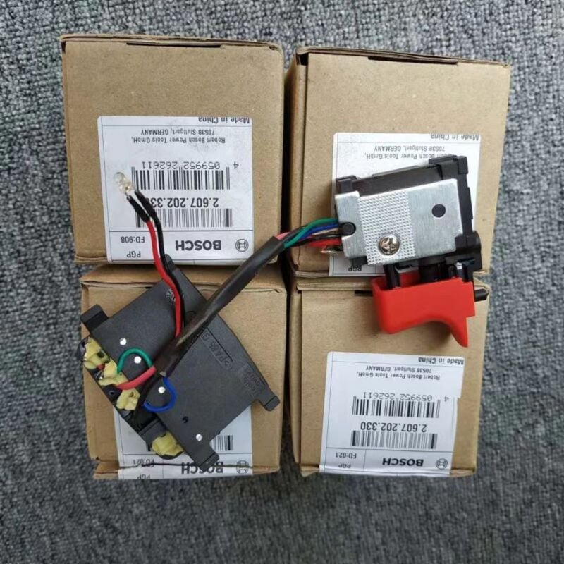 Accesorios originales Bosch Taladro de carga Interruptor GSB180-LI Módulo electrónico de interruptor de velocidad 2607202330