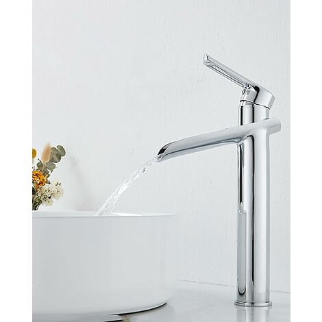 Robinet salle de bains - GROHE Start Flow - Mitigeur monocommande - Taille  L - Chromé - Economie d'eau - 23811000