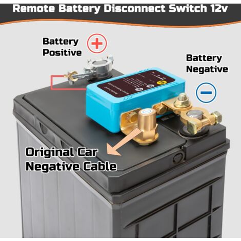 Coupe Circuit Batterie 12V/24V - Interrupteur De Sécurité étanche Pour Voiture, Camping-car, Bateau, Moto - 3