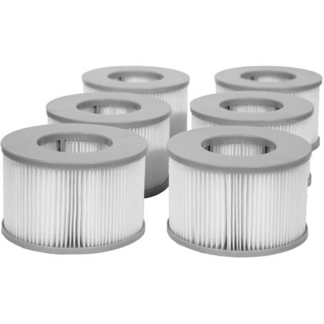 Lot de 6 cartouches filtrantes pour spa gonflable MSPA