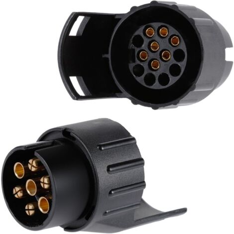 Prise Remorque 13 Broches Câble Adaptateur Remorque 7 Vers 13