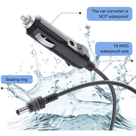 Chargeur Allume-cigare 12V-24V Pour GPS Garmin – Câble 3.5m, Sortie USB 5V/1.5A, Protection De Charge