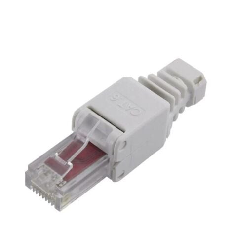 Fiche RJ45 mâle, Cat 6 TRU COMPONENTS 1515263 RJ45 mâle, droit gris 1 pc(s) S935821