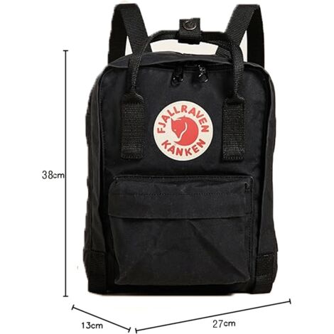 Sac à Dos Loisir Randonnée Voyages Ecole Backpack en Oxford Toile pour Ordinateur Portable Tablette Laptop MacBook 16 Pouces(noir)