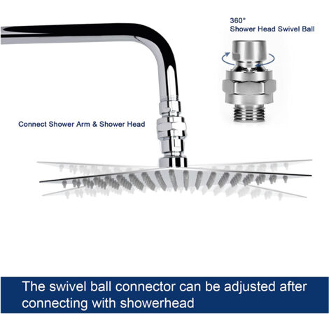 Connecteur Douche Pivotant Réglable Laiton - Adaptateur Angle Ajustable Pour Toute La Famille