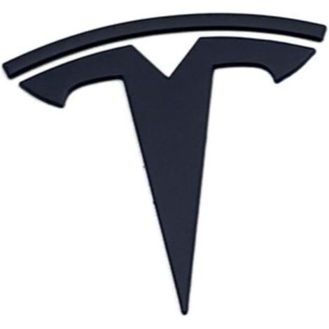 Autocollant Emblème TESLA 3D En Métal - Lettres Pour Coffre - Compatible Model 3, Y, S, X - Argent
