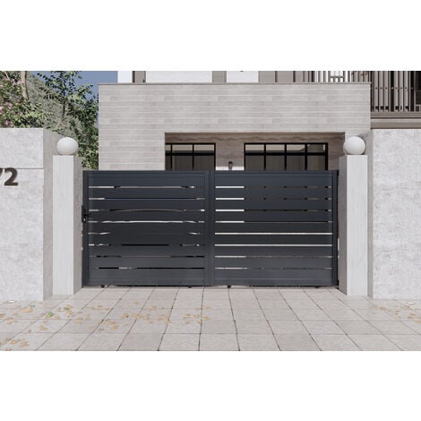Portail aluminium coulissant VOGEL 400x160cm