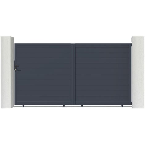 Portail aluminium coulissant EIGER 300x180cm