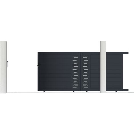Portail aluminium coulissant ARLBERG 300x160cm