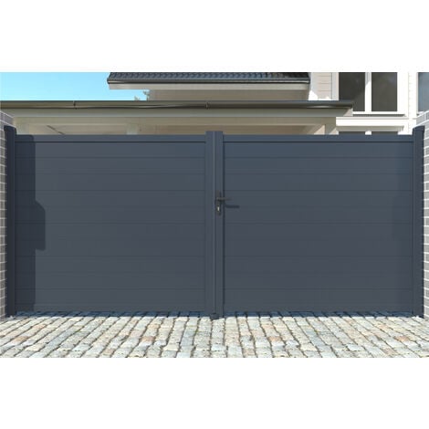 Portail aluminium battant EIGER 300x160cm