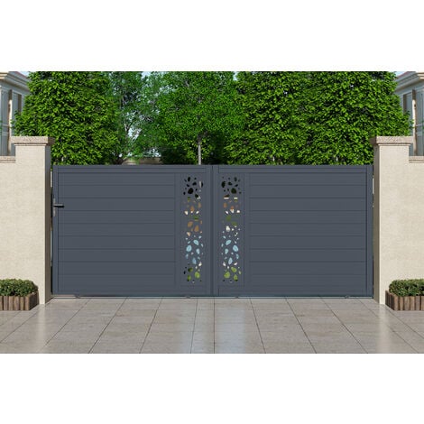 Portail aluminium coulissant SUNNY 400x160cm