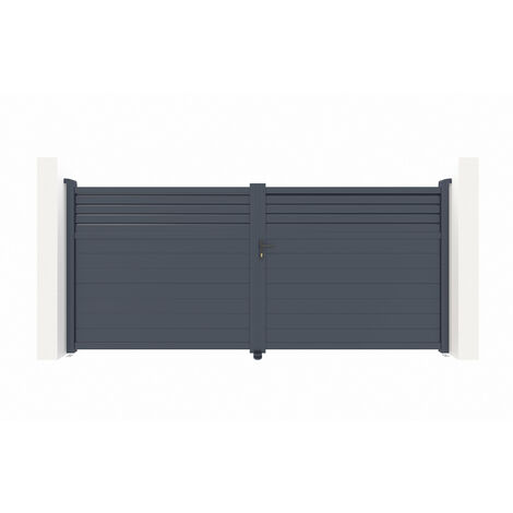 Portail aluminium battant CARPATIA 300x180cm (1/5)