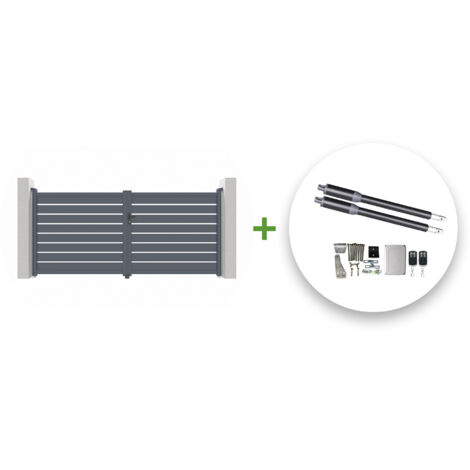 Portail battant électrique VOGEL 350x160cm + Motorisation RANGER B150