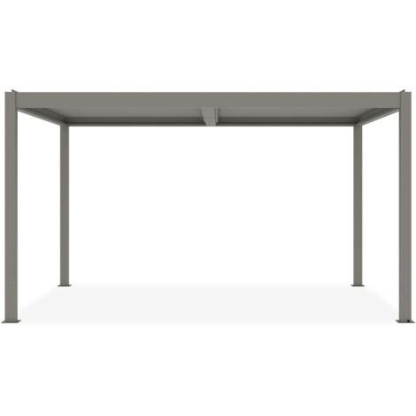 Pergola Bioclimatique SANTA 4x3m Aluminium Taupe