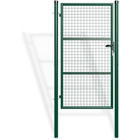 Portillon grillagé 1m OLGA 100x180cm VERT
