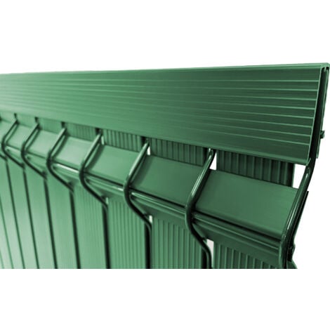 Kit lamelles occultantes PVC 4m CINTO H.150cm Vert