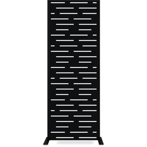 Panneau décoratif ARLBERG noir H.160cm motifs intégral