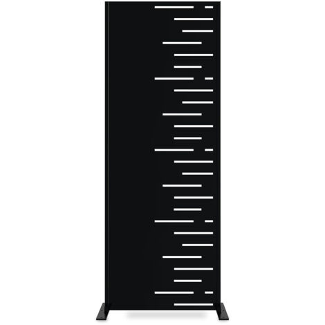 Panneau décoratif ARLBERG noir H.160cm motifs côté droit