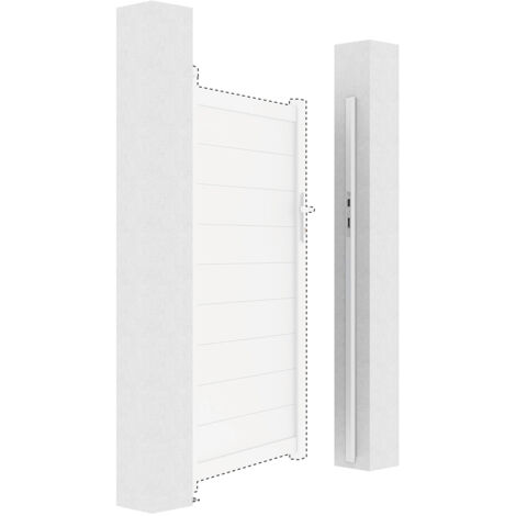 Kit d'inversion portillon coloris blanc EIGER/VOGEL/Design100x160CM