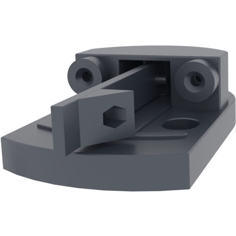 Butée centrale de portail battant K-STOPPER (1/2)