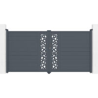 Portail aluminium battant SUNNY 350x180cm