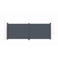 Portail aluminium battant EIGER 400x140cm