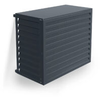 Cache clim Amaro Gris Anthracite en acier - Taille M
