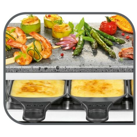 Tefal PR457B12 raclette 10 personne(s) 1350 W Gris