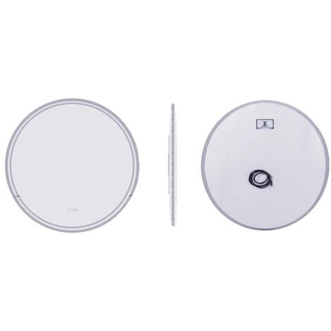 Miroir intelligent, écran tactile, lumière LED à intensité variable, 60 cm (24 pouces) (1/2)