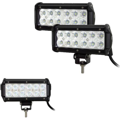 Bande lumineuse LED étanche, ajustement universel, 6,5 pouces, paquet de 2 (1/2)