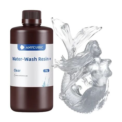 Résine de lavage à l'eau, haute précision, faible odeur, 1kg transparente (1/2)