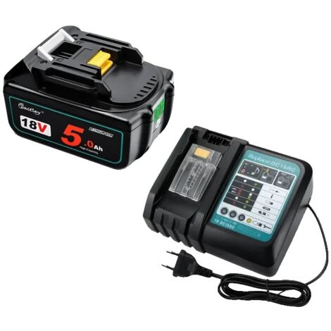Batteries lithium-ion, 18V 5Ah, remplacement pour outil électrique Makita 18V, ensemble combiné 1 (1/2)