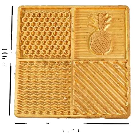 Outil de marque avec logo personnalisé, trous de drainage pour fer à souder électrique, SKU10X10CM (2) (1/2)