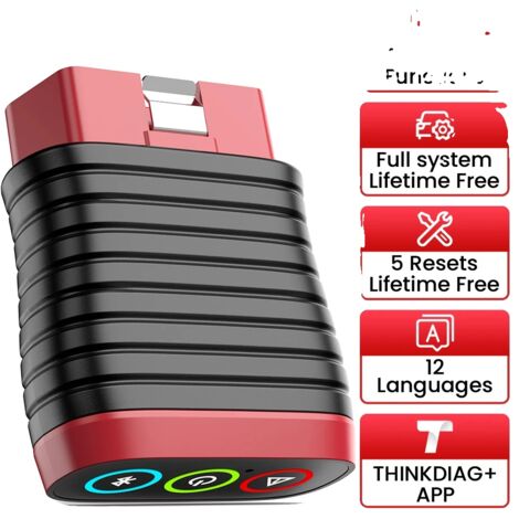 Outil de diagnostic de voiture, scanner Bluetooth, diagnostic complet du système, THINKCAR BD6 (1/2)