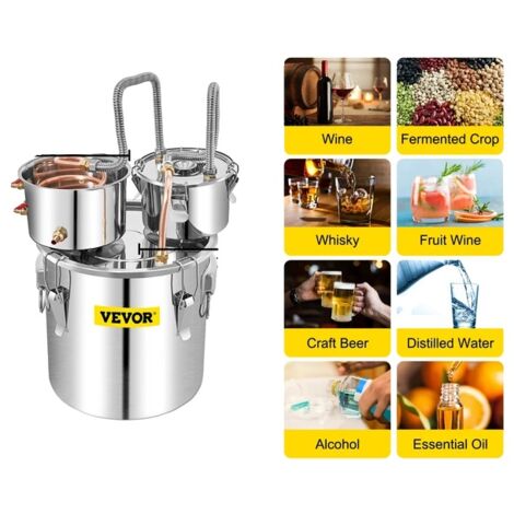 Distillateur d'alcool, capacité 50 L, kit de brassage maison, 50 L (1/2)