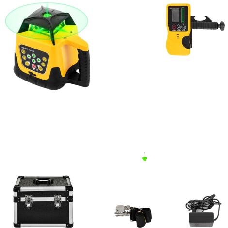 Niveau laser, fonction rotative 360, auto-nivellement, faisceau vert 1 (1/2)